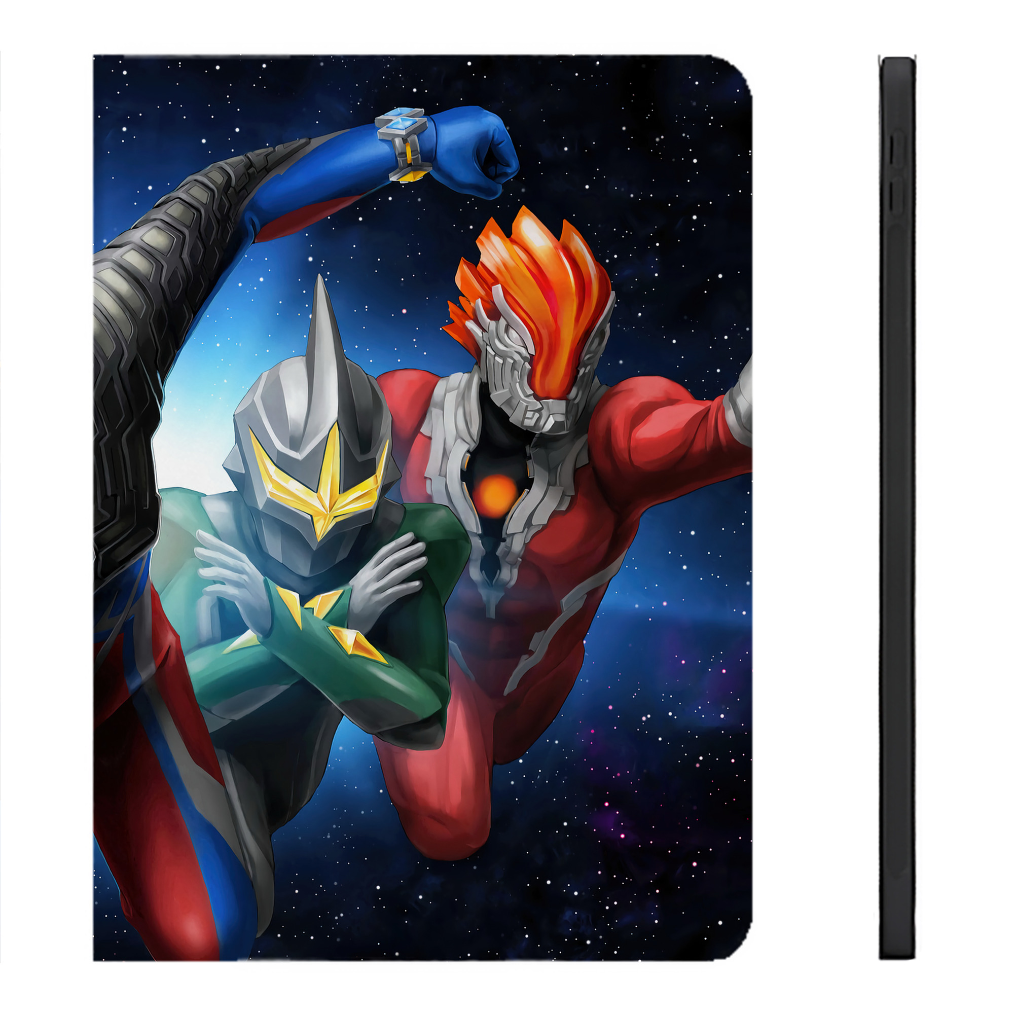 （画像用） ウルトラマン Ultraman IPadケース ペンホルダー付き ブックスタイルデザイン